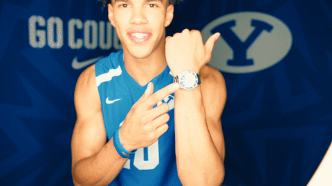 Its Time Sport GIF by BYU Cougars