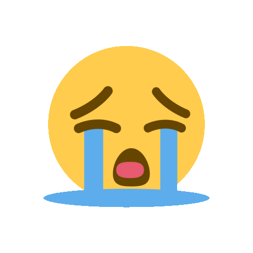sad cry Sticker by Twitter