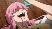 mirai nikki gasai yuno GIF