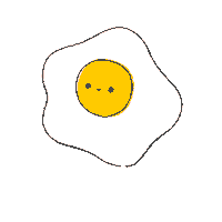 Egg Illutration Sticker