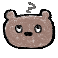 Bear Question Sticker
