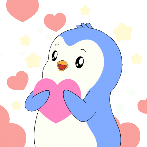 Miss You Love Sticker by Pudgy Penguins