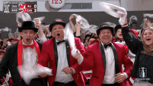 Happy Stanley Cup Playoffs GIF by NHL