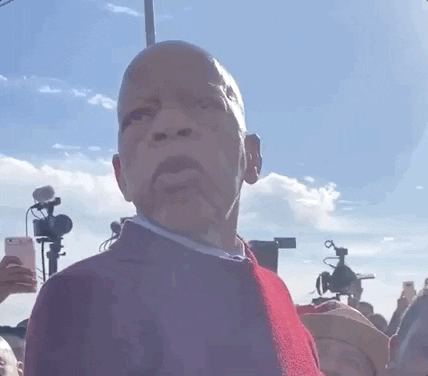 John Lewis Reaction GIF by GIPHY News