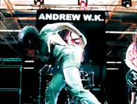 andrew w.k. party hard GIF