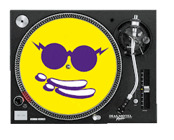 Record Player Party Sticker by Gavin Dias