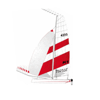 TOPCATsailing sailing catamaran segeln top cat Sticker