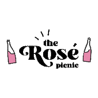 therosepicnic summer pink celebrate cheers Sticker