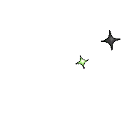 letterborne stars glitter sparkles aro Sticker