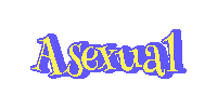 letterborne ace asexual aroace asexuality Sticker