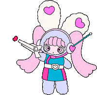 Heart Bunny Sticker by mineco