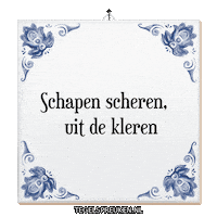 Humor Wijsheid Sticker by Tegelspreuken.nl