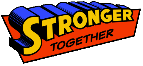 Stronger Together Sticker by The N2 Company