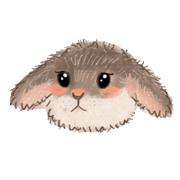 Happy Rabbit Sticker