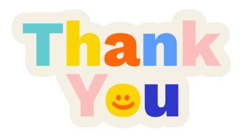 Thank U Sticker by Nice To Meet You Studio