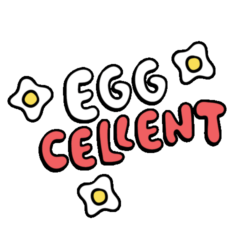 Egg Pun Sticker by needumee