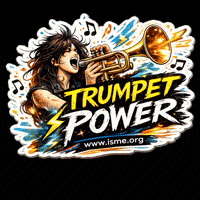 Trumpet GIF by International Society for Music Education