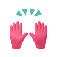 Hand Cheer Sticker by superbruce