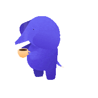 Tea Time Coffee Sticker by Kokkiri