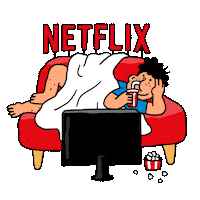 Diversion Eating Sticker by Netflix Thailand