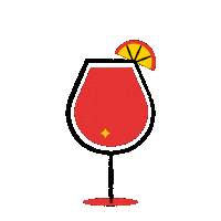 Happy Hour Thursday Sticker by Jessica Lau