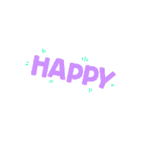 adulariadcv happy green feliz violet Sticker