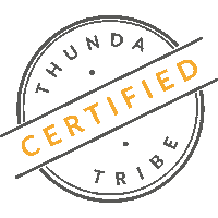 ThundaThighs socks curvy plussize thigh highs Sticker