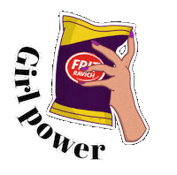 Patatas Fritas Girl Power Sticker by Frit Ravich