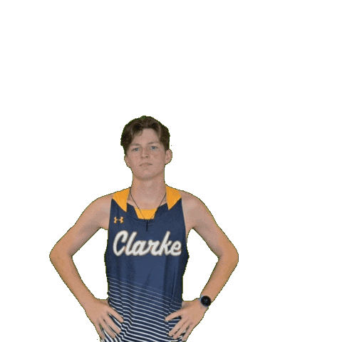 Clarke Athletics Sticker by Clarke University