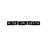 Friedrice Sticker by Rice or Death
