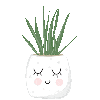 Plant Growing Sticker by Halie Jost Illustration