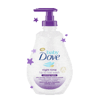 Tired Happy Baby Sticker by Baby Dove