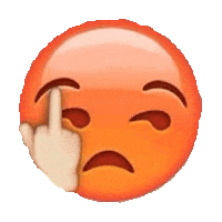 Angry Finger Sticker by imoji