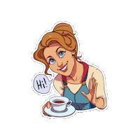 vokigames happy hello halloween hi Sticker