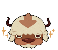 Avatar The Last Airbender Sticker by cosmiccowzine