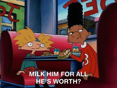 hey arnold nicksplat GIF