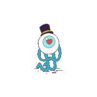 In Love Eye Sticker