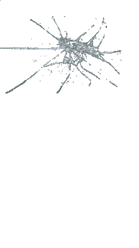 Broken Glass Sticker by Kylie Morgan