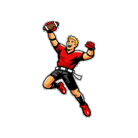 Flag Football Sticker