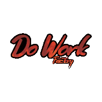 Fire Do Work Sticker by Do Work Factory