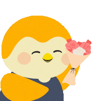 Happy Penguin Sticker by Finch Care