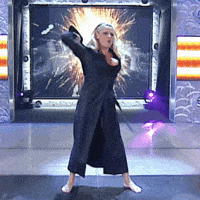 Lets Go Point GIF by Trish Stratus
