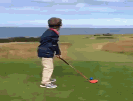 Golf Kid GIF
