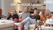 Lego Drop GIF by Gogglebox Australia