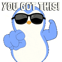 Do It Good Luck Sticker by Pudgy Penguins