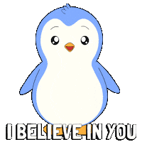 Do It Good Luck Sticker by Pudgy Penguins