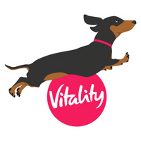 Dog Puppy Sticker by Vitality