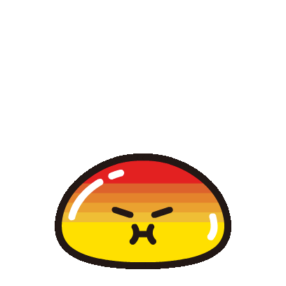 angry emoji Sticker by heehee.m