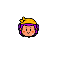 Happy Girl Sticker by Squad Busters