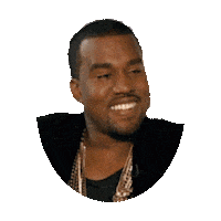 kanye west STICKER by imoji